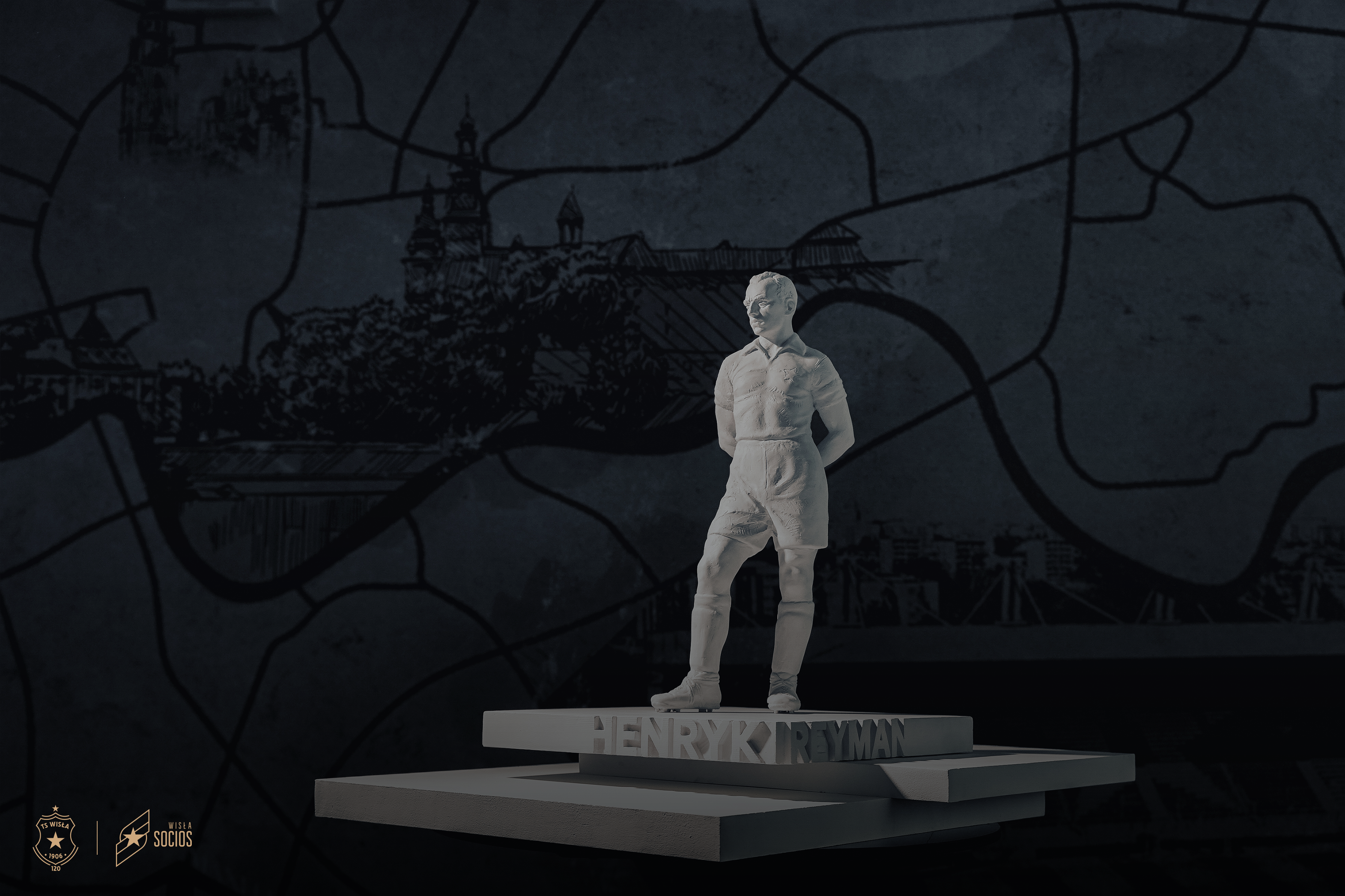 Znamy zwycięzcę konkursu na opracowanie koncepcji rzeźbiarskiej pomnika Henryka Reymana - Wisła Kraków® Official Platform