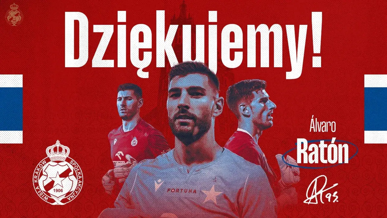 Zdjęcie: Álvaro Ratón opuszcza Wisłę Kraków