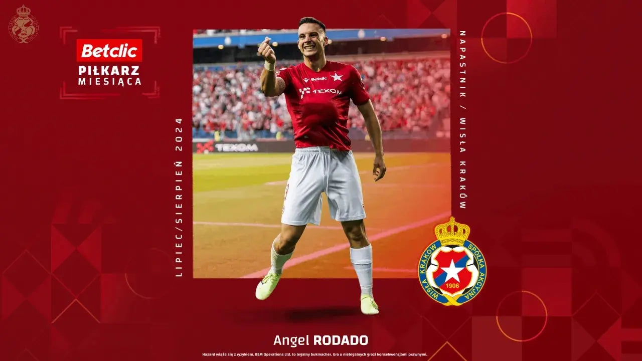 Zdjęcie: Angel Rodado piłkarzem lipca i sierpnia Betclic 1 Ligi