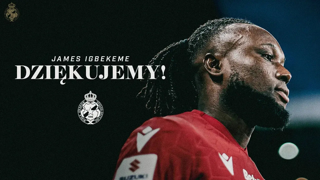 Zdjęcie: James Igbekeme opuszcza Wisłę Kraków
