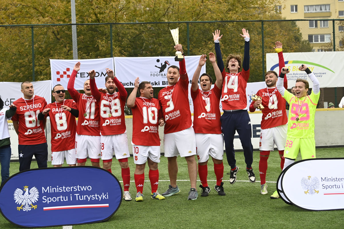 Blind Football: Warszawa zdobyta! Puchar jest nasz! - TS Wisła Kraków 1906 - Przestrzeń Białej Gwiazdy