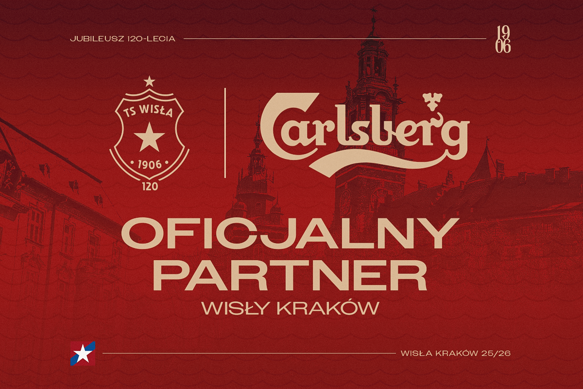 Carlsberg nowym Partnerem Wisły Kraków - Wisła Kraków® Official Platform