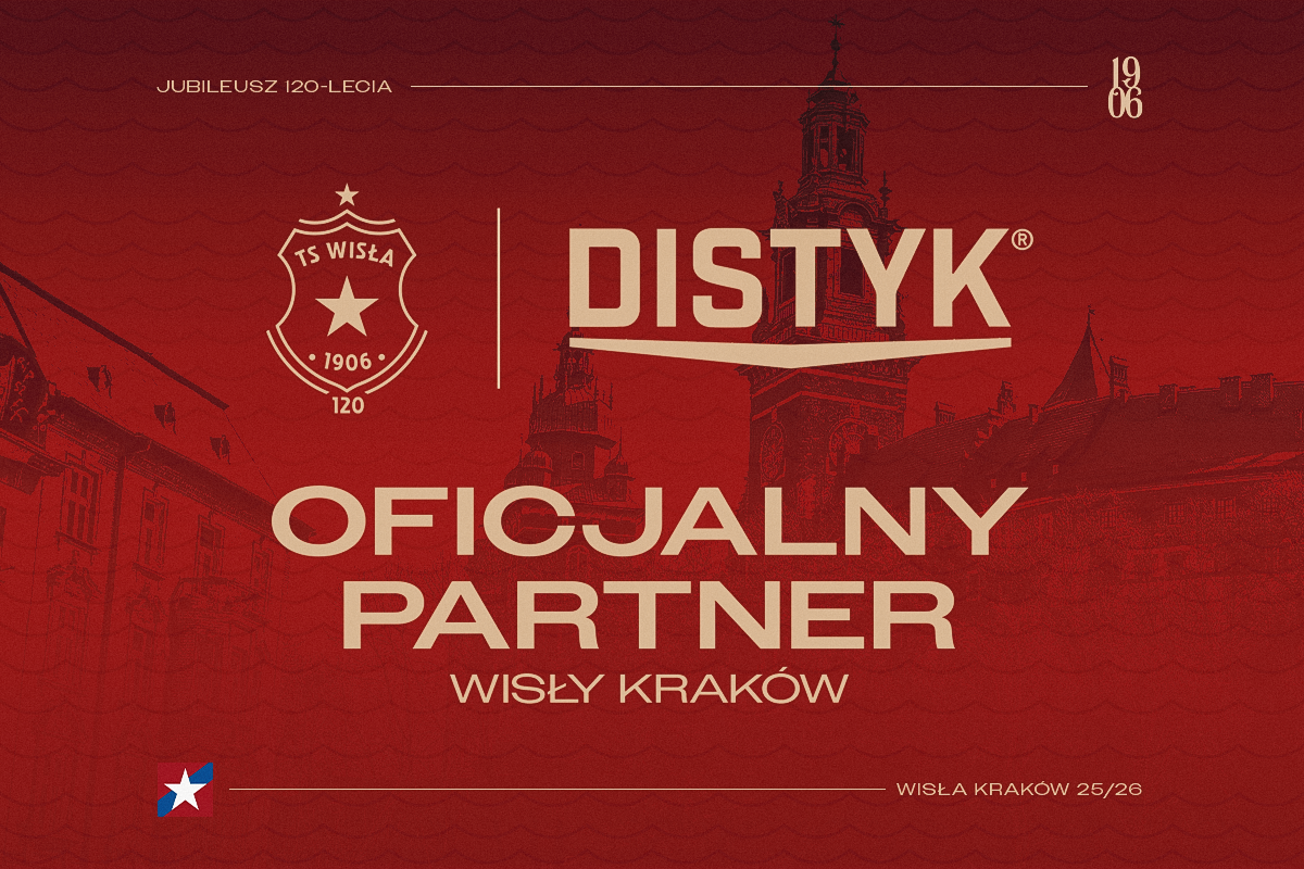 DISTYK Oficjalnym Partnerem Wisły Kraków. Witamy przy R22! - Wisła Kraków® Official Platform