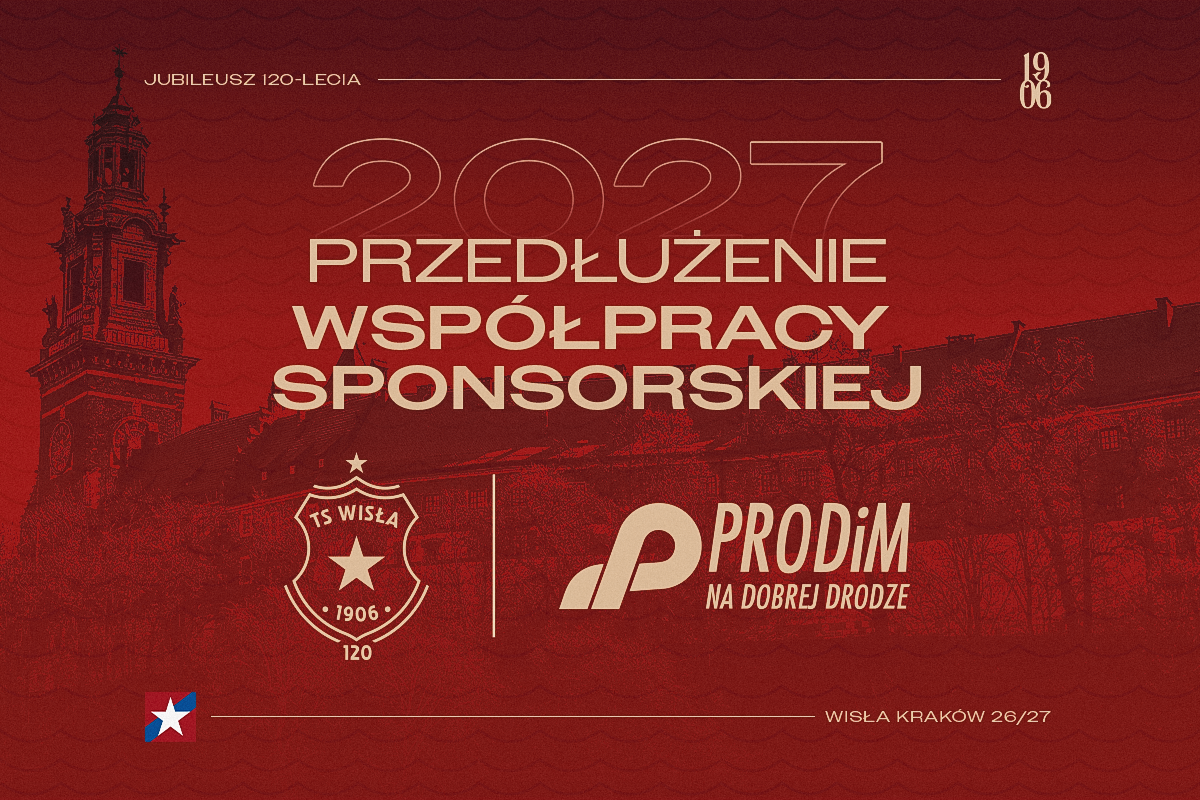 PRODiM przedłuża współpracę z Wisłą Kraków - Wisła Kraków® Official Platform