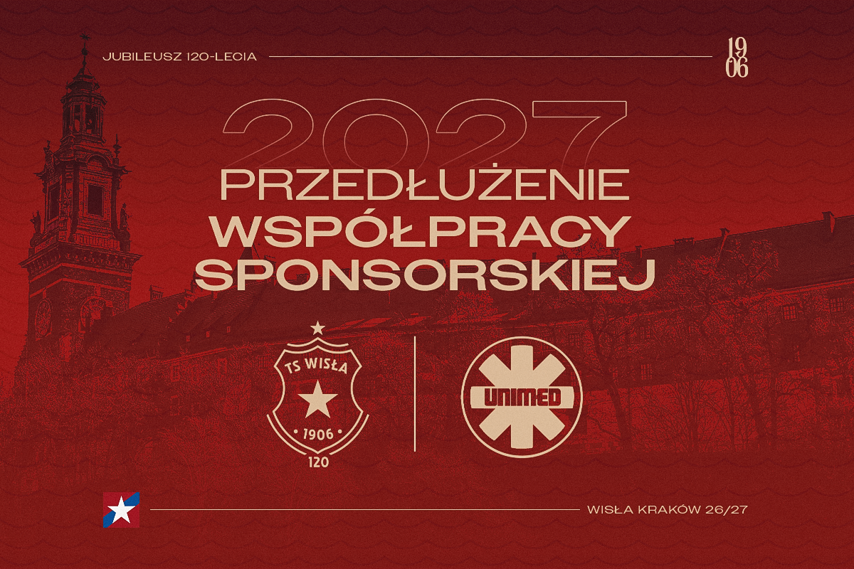 UNIMED przedłuża współpracę z Wisłą Kraków