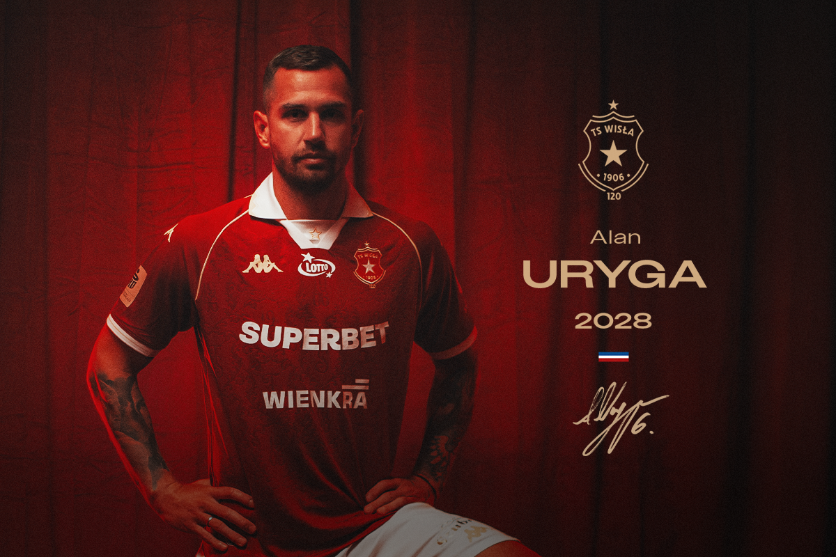 Alan Uryga na dłużej w Wiśle Kraków! - TS Wisła Kraków 1906 - Przestrzeń Białej Gwiazdy