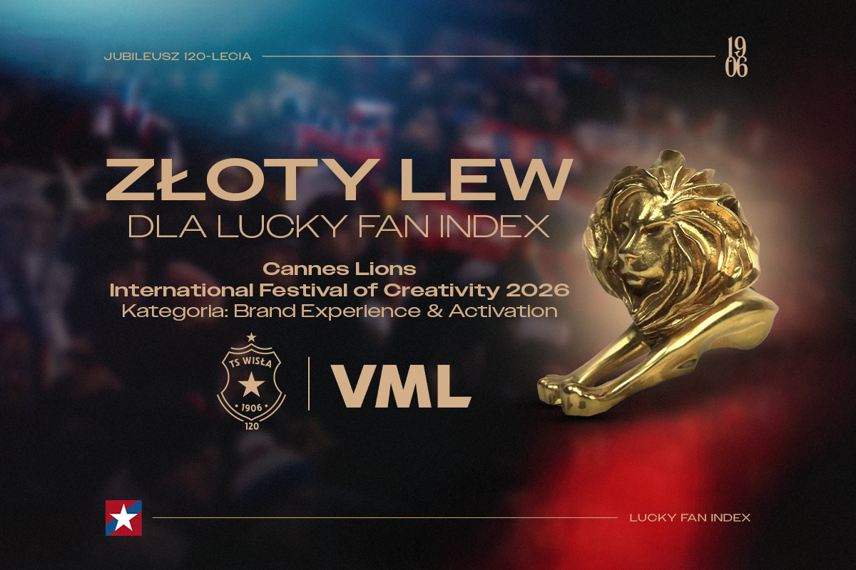 Lucky Fan Index ze złotem na festiwalu Cannes Lions! - Wisła Kraków® Official Platform