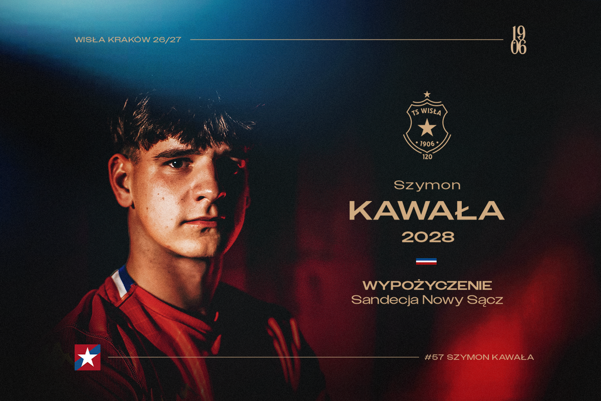 Szymon Kawała z nowym kontraktem - Wisła Kraków® Official Platform