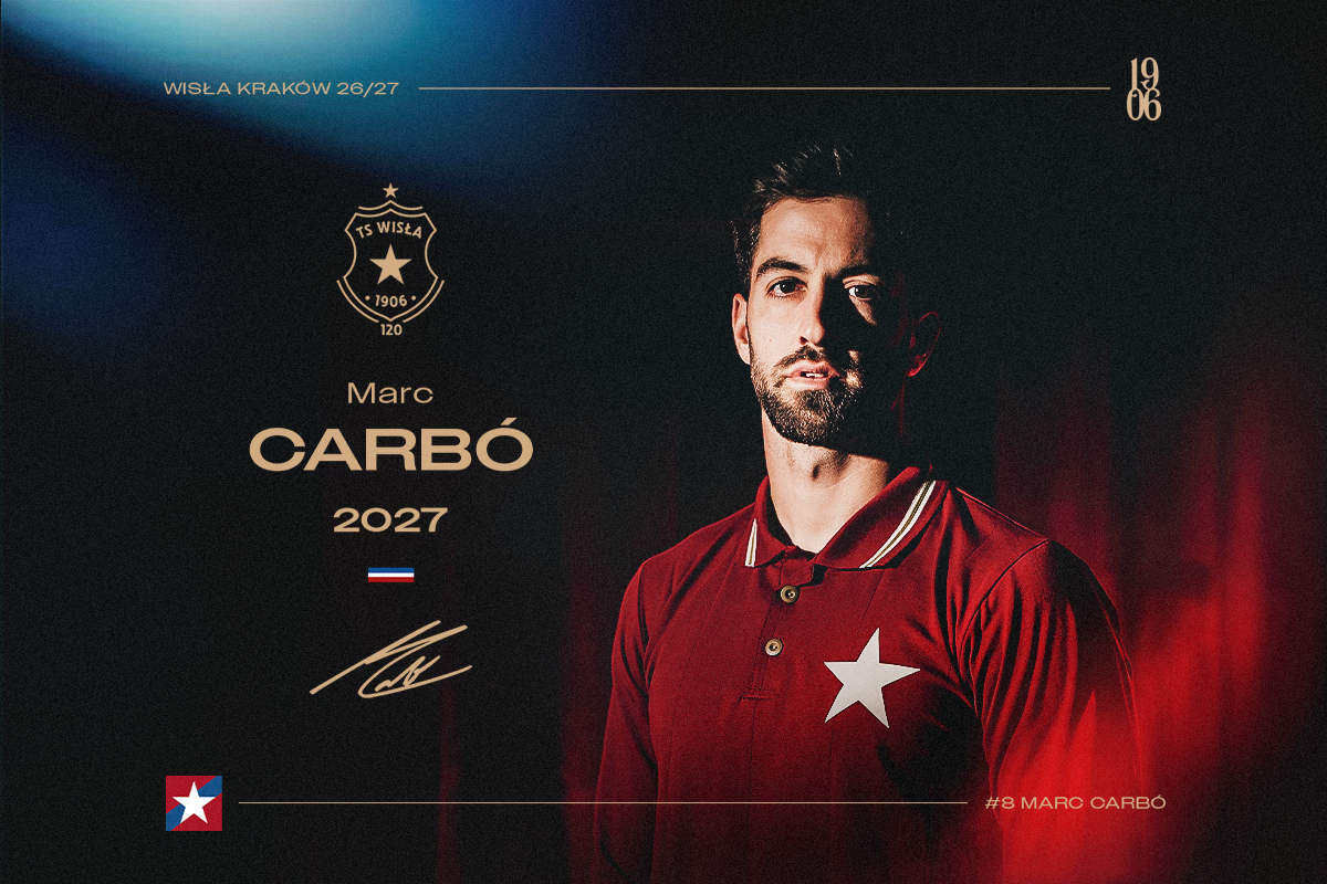 Marc Carbó na dłużej w Wiśle Kraków - Wisła Kraków® Official Platform