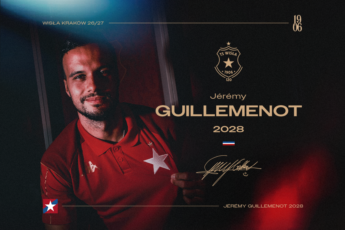 Jérémy Guillemenot zawodnikiem Wisły Kraków - Wisła Kraków® Official Platform