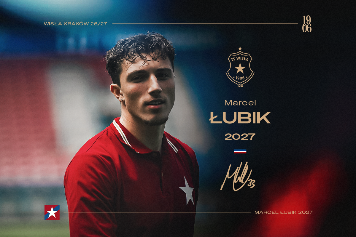 Marcel Łubik wypożyczony do Wisły Kraków - Wisła Kraków® Official Platform