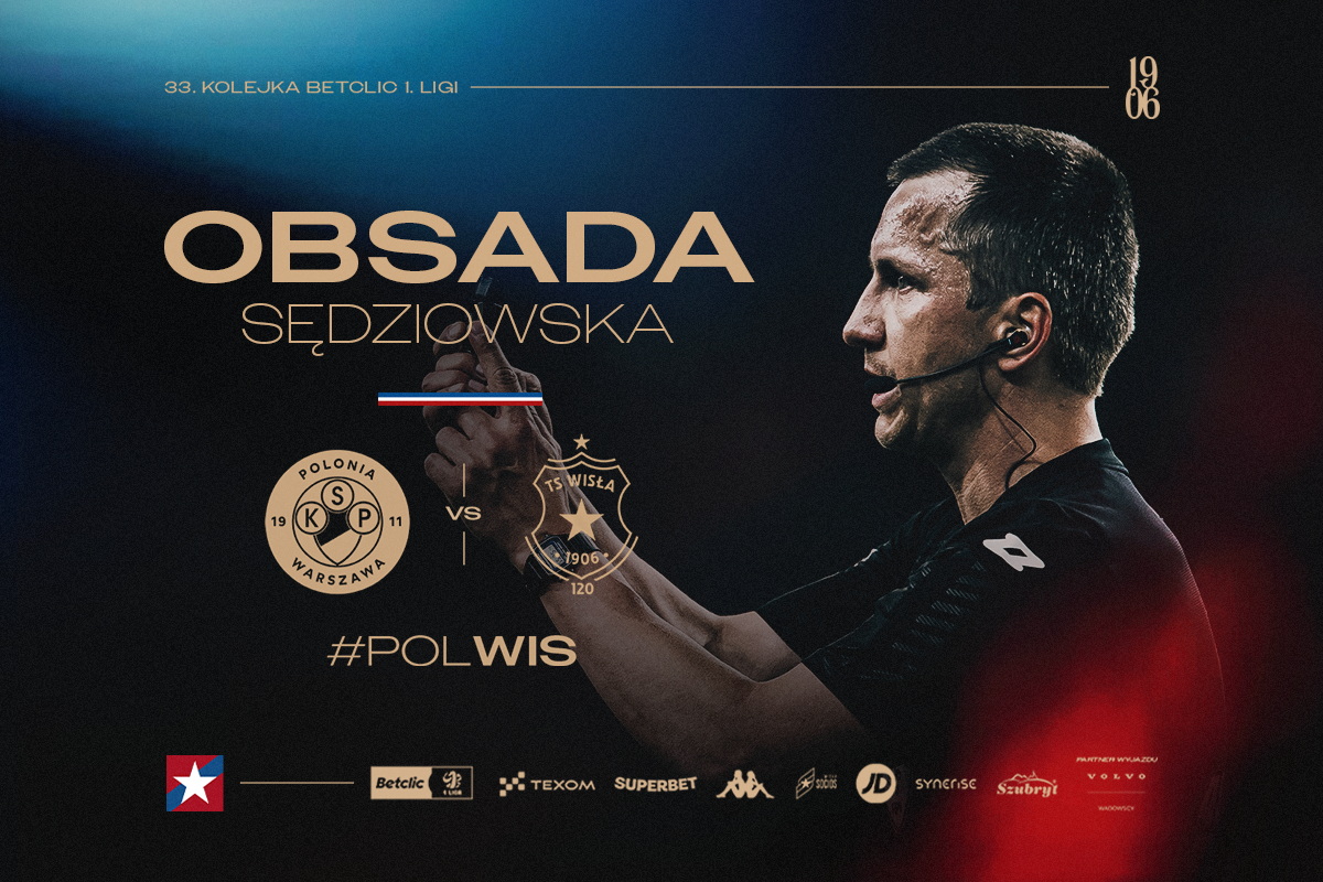 #POLWIS: Obsada sędziowska - Wisła Kraków® Official Platform