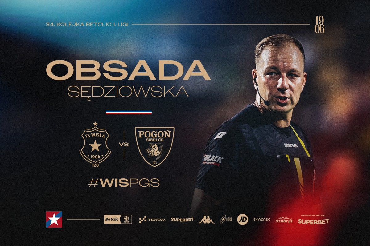 #WISPGS: Obsada sędziowska - Wisła Kraków® Official Platform
