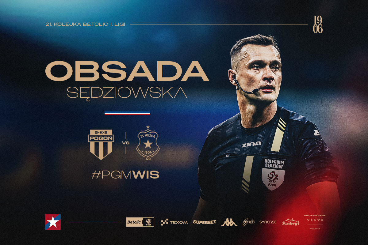 #PGMWIS: Obsada sędziowska - Wisła Kraków® Official Platform