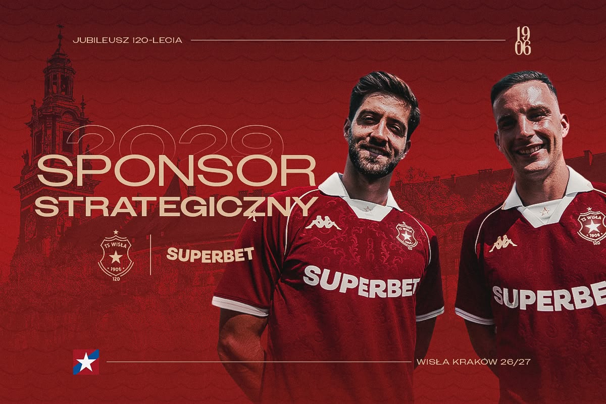 Superbet Sponsorem Strategicznym Wisły Kraków - Wisła Kraków® Official Platform