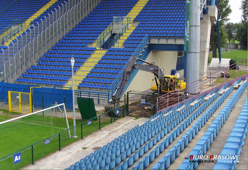 Okrąglak - pierwsze prace — archiwum Wisły Kraków