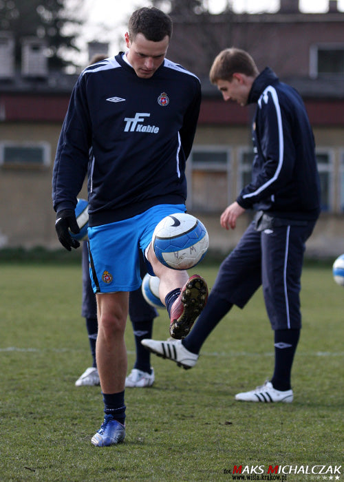 Słoneczny trening — archiwum Wisły Kraków