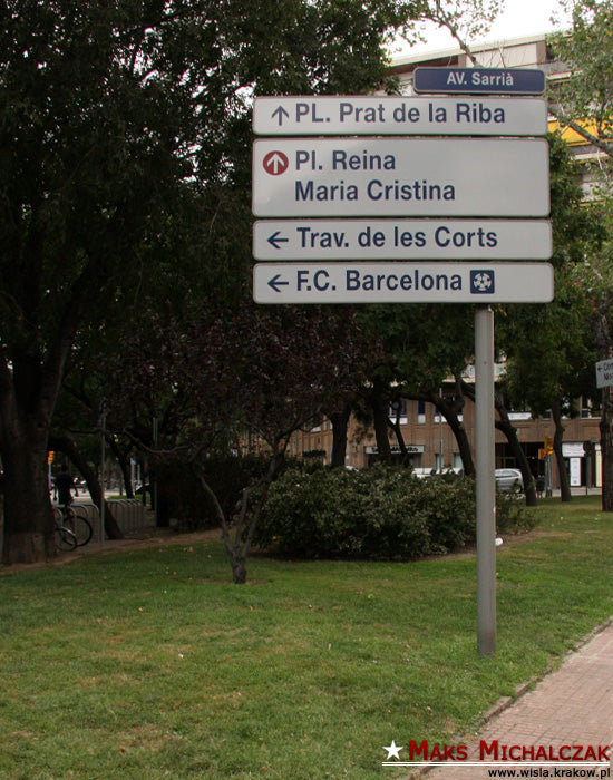 Trening na Camp Nou — archiwum Wisły Kraków