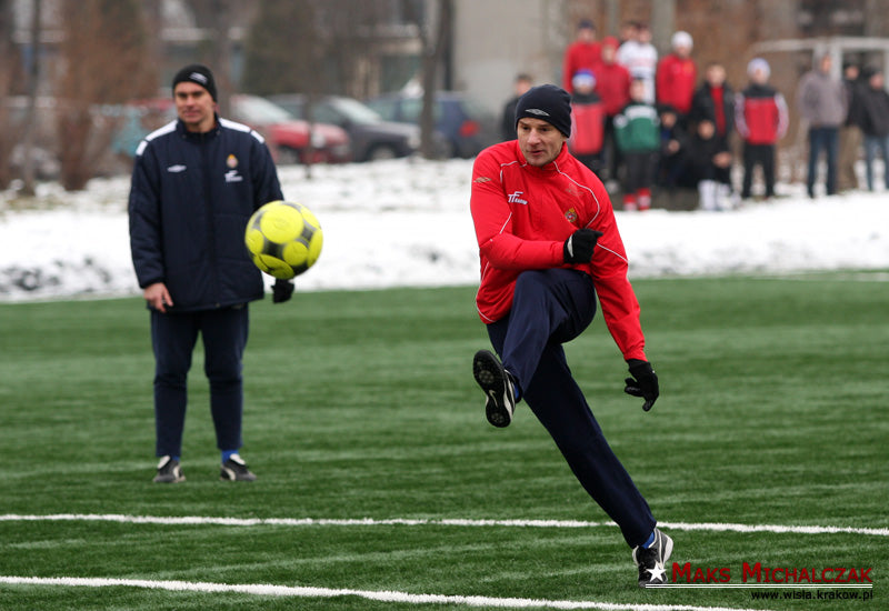 Trening w szkole — archiwum Wisły Kraków