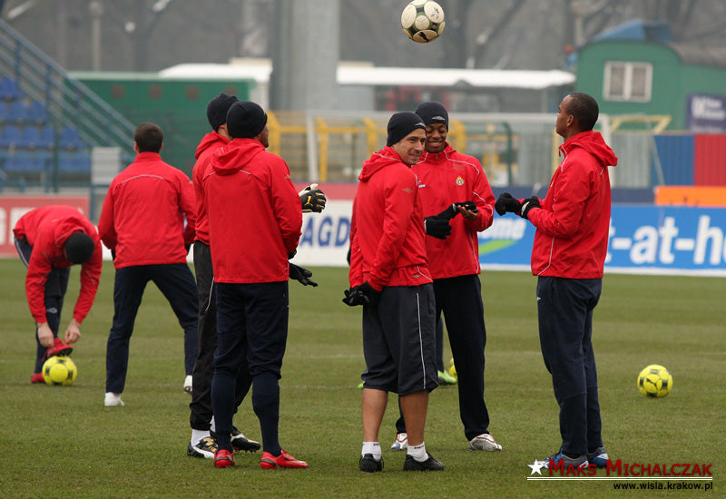 Poranny trening — archiwum Wisły Kraków