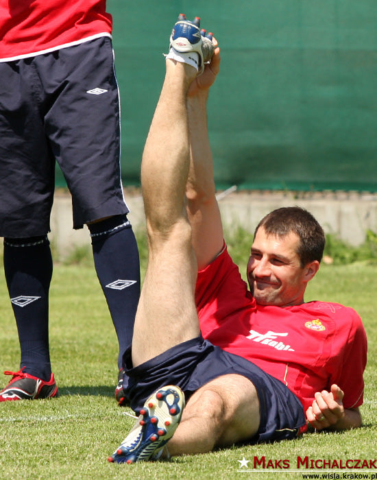 Słoneczny trening! — archiwum Wisły Kraków