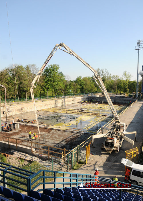 Betonowanie trwa — archiwum Wisły Kraków