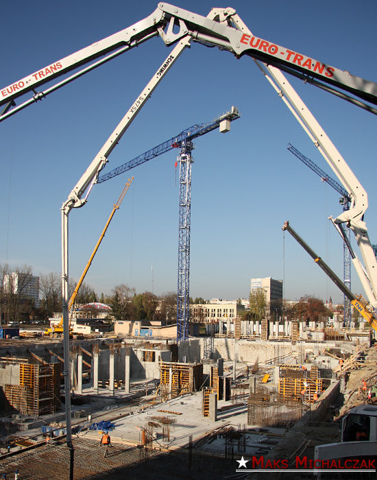 Trybuna zachodnia rośnie w oczach — archiwum Wisły Kraków