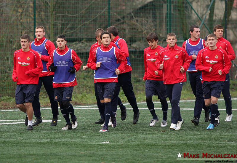 Trening w Szkole Mistrzostwa Sportowego — archiwum Wisły Kraków