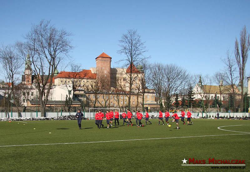 Trening pod Wawelem — archiwum Wisły Kraków