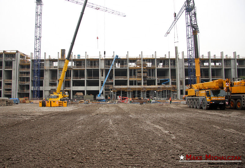 Próbny test krzesełek — archiwum Wisły Kraków