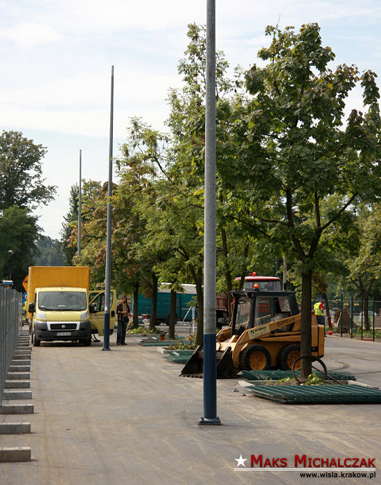 Drogi dojścia do trybuny E — archiwum Wisły Kraków