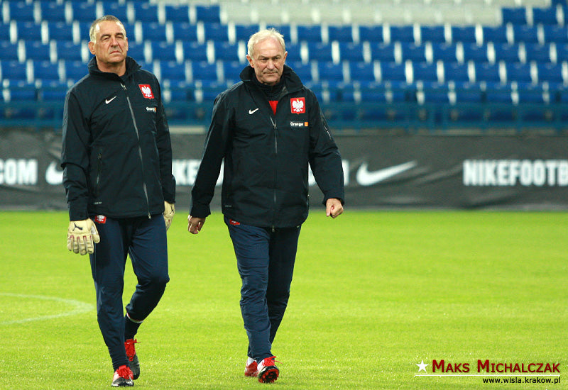 Trening reprezentacji Polski — archiwum Wisły Kraków
