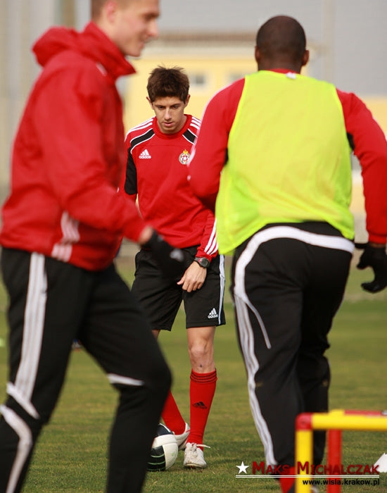 Pierwszy trening Meliksona — archiwum Wisły Kraków