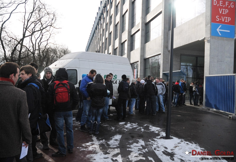 Strefa wypełniona kibicami — archiwum Wisły Kraków