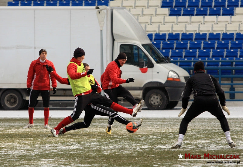 Trening przy Reymonta — archiwum Wisły Kraków