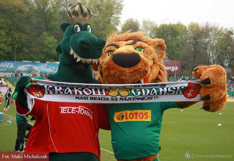 Trzy bramki w Gdańsku — archiwum Wisły Kraków
