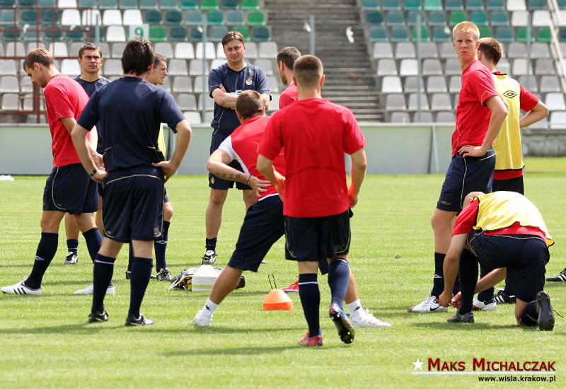 Trening przed Levadią — archiwum Wisły Kraków