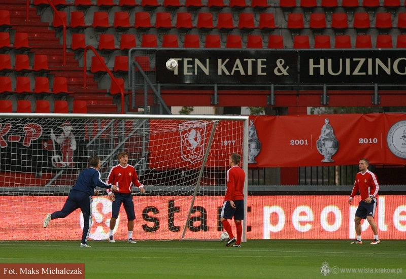 Trening na stadionie Twente — archiwum Wisły Kraków