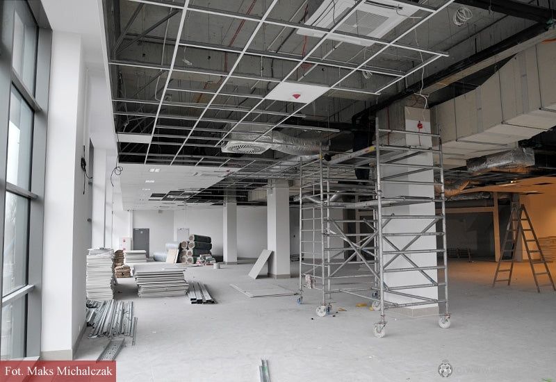 Instalacja rolet na wschodzie — archiwum Wisły Kraków