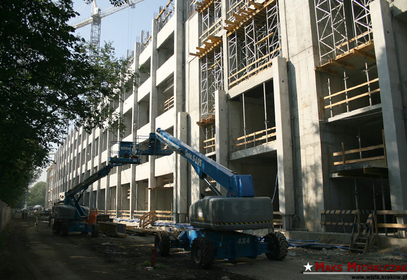 Tak powstaje sektor C! — archiwum Wisły Kraków
