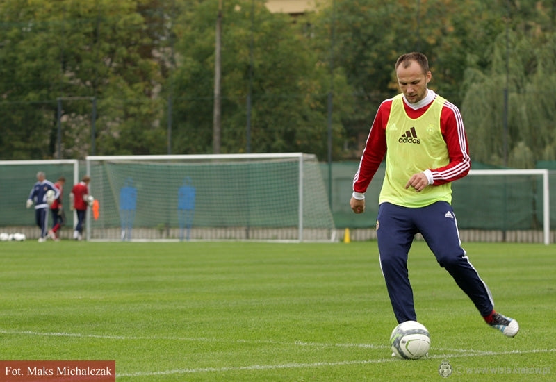 Trening z \"\"Głową\" — archiwum Wisły Kraków