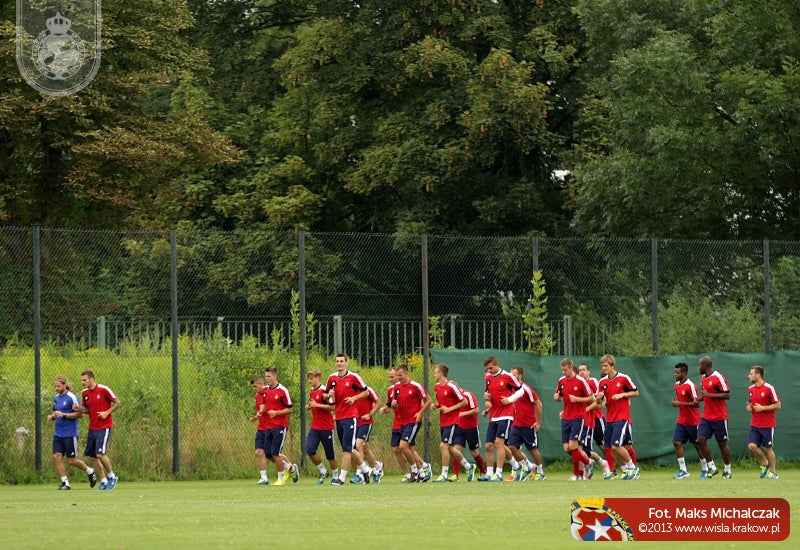 Pierwszy trening Brożka — archiwum Wisły Kraków