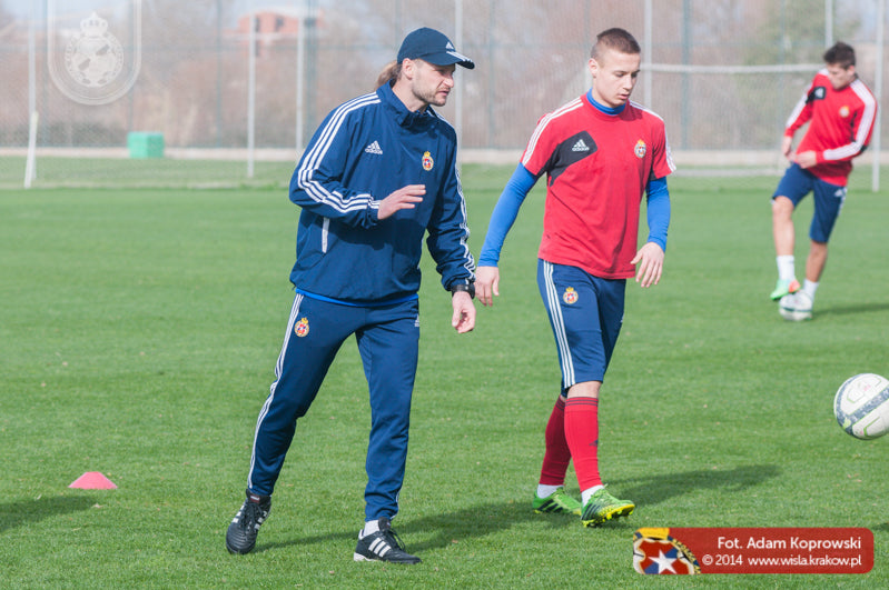 Trening przed meczem — archiwum Wisły Kraków