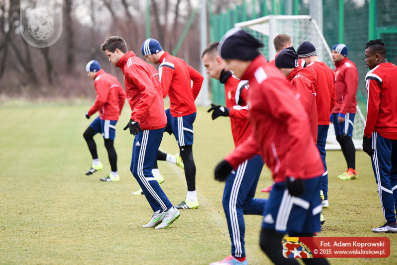 Trening pod wodzą trenera Broniszewskiego — archiwum Wisły Kraków