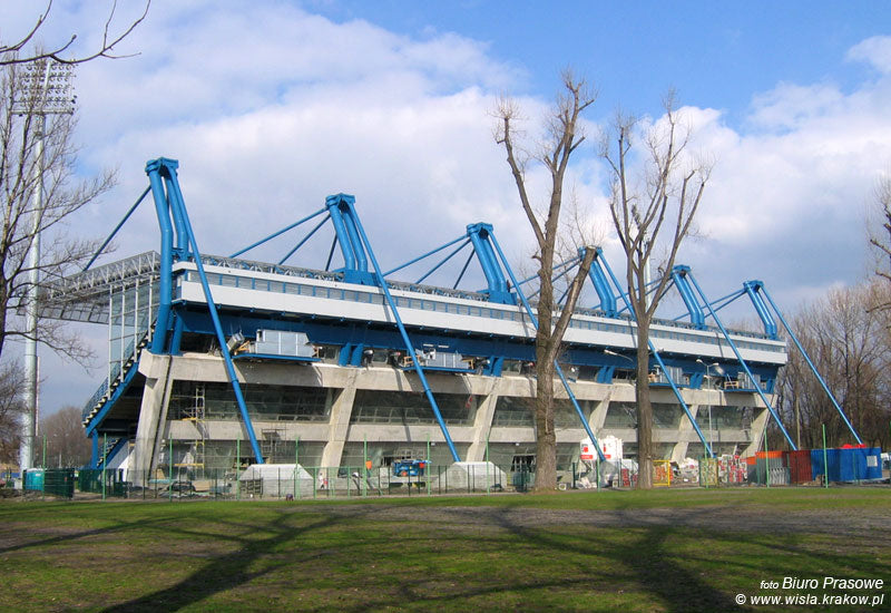 Trybuna południowa i północna — archiwum Wisły Kraków