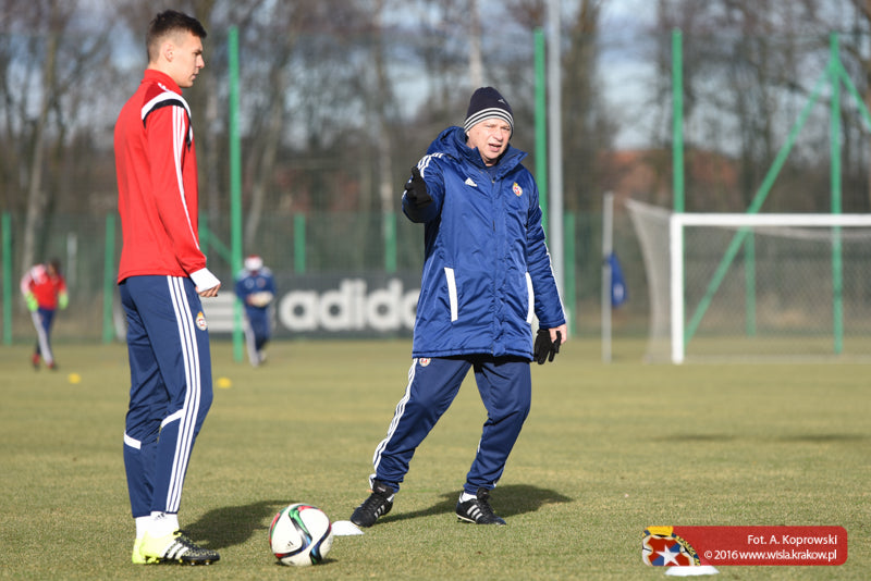 Pierwszy trening Ondraska — archiwum Wisły Kraków