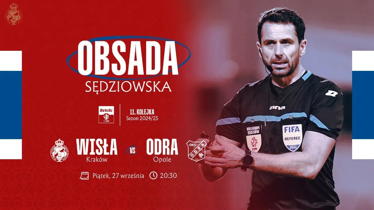 Zdjęcie: Daniel Stefański posędziuje mecz #WISODR