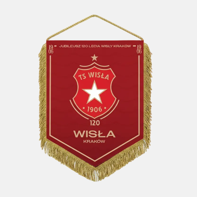 Proporczyk Jubileuszowy 120 lat - Wisła Kraków Offical FanShop