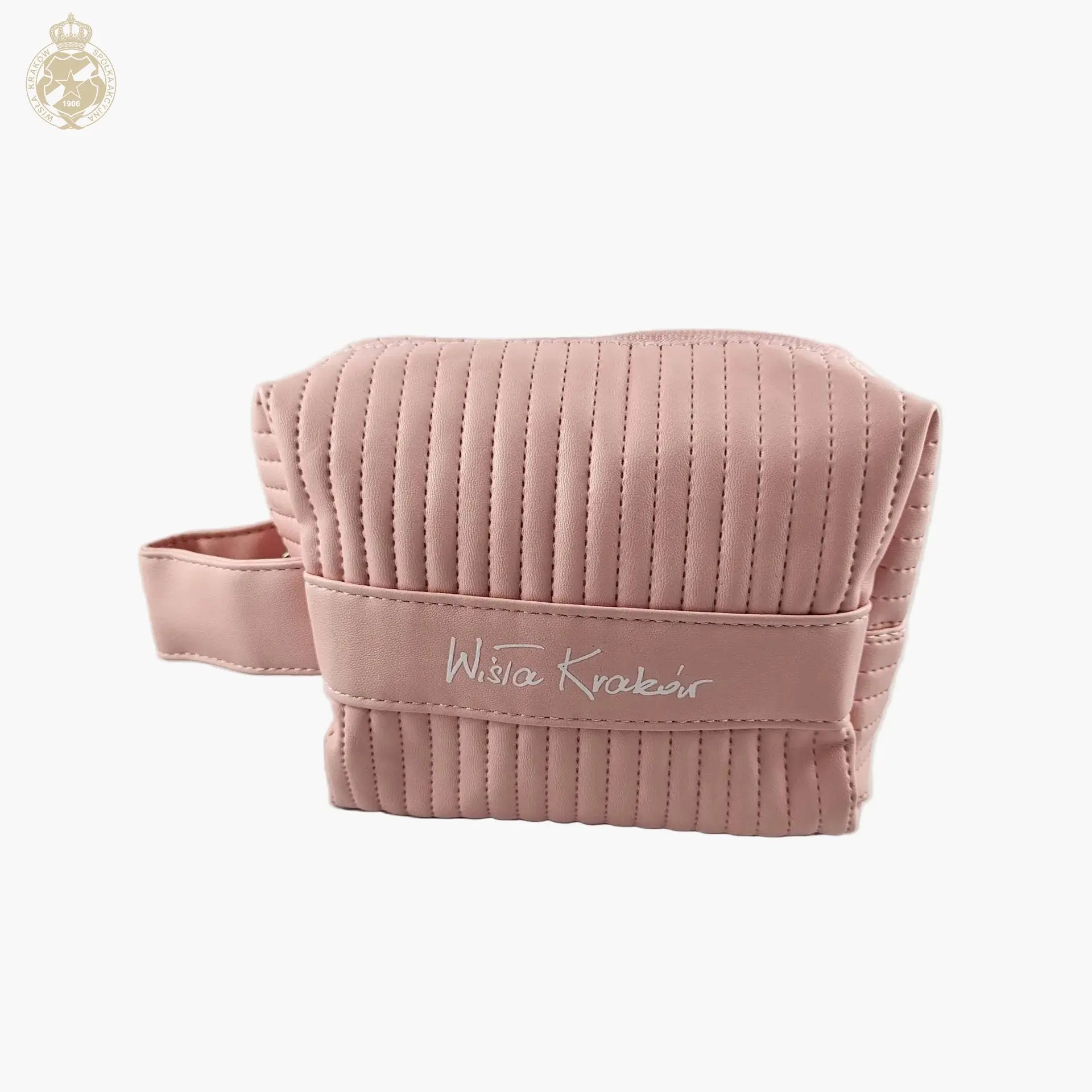 Kosmetyczka damska różowa Official FanShop - TS Wisła Kraków SA
