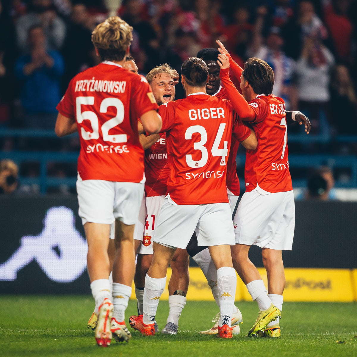 MATCH WORN | Wisła Kraków – Śląsk Wrocław | Kacper Duda - TS Wisła Kraków 1906 - Przestrzeń Białej Gwiazdy